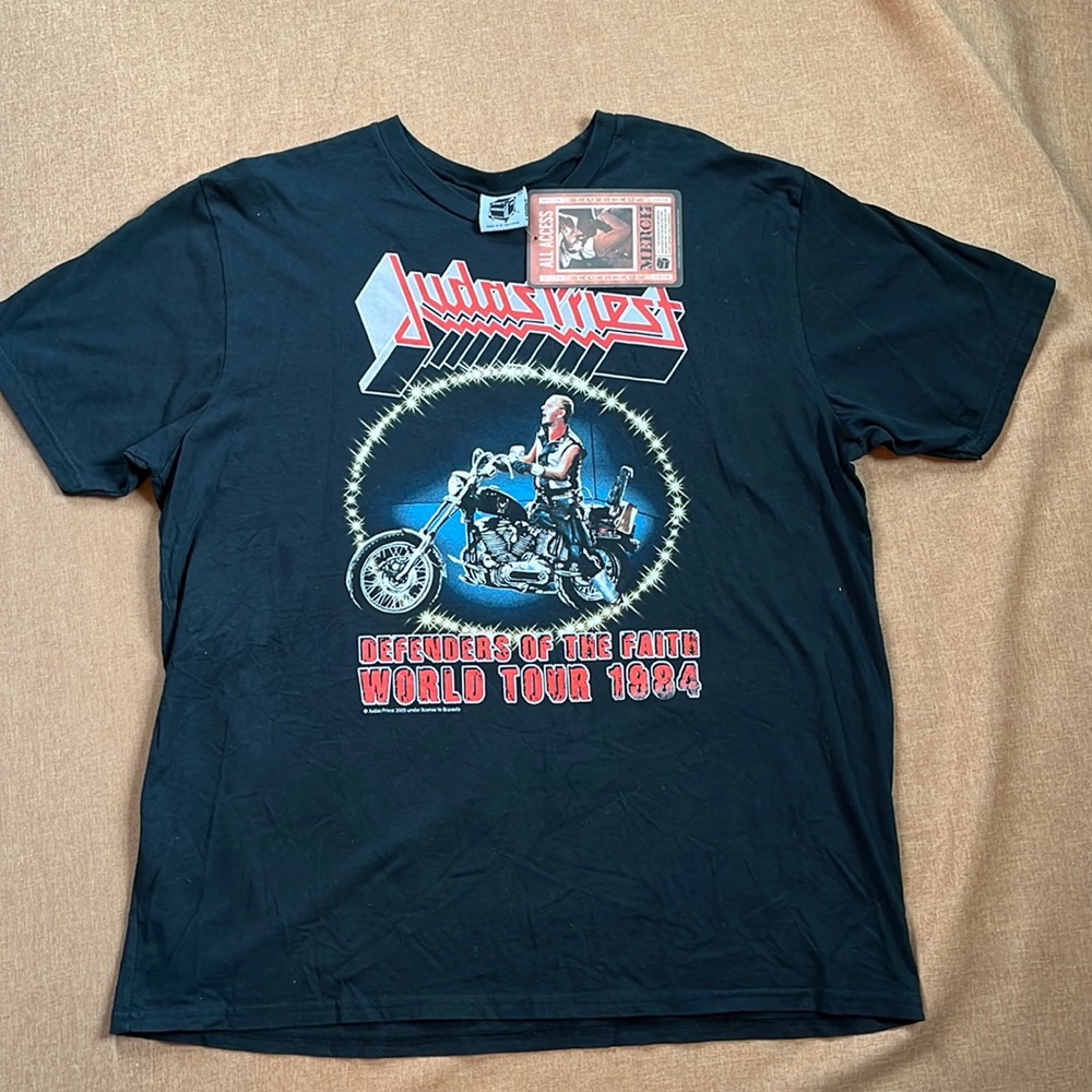 Judas Priest Defenders of the Faith 1984 Tour Shirt 2005 REISSUE NWT Read Detail